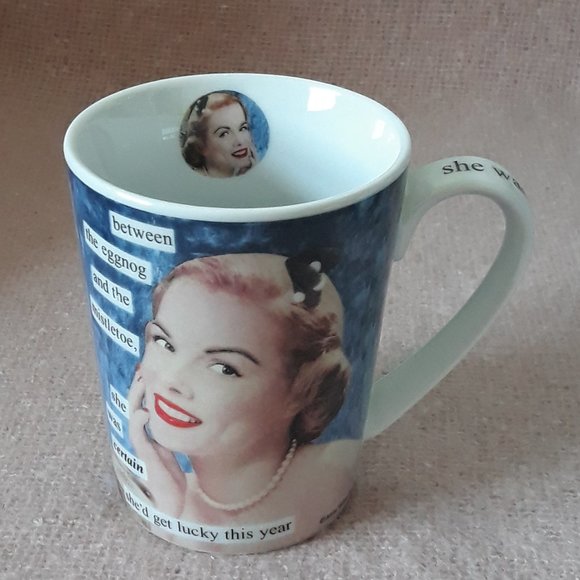 Anne Taintor Mug--"She was certain she'd get lucky" - Picture 5 of 6